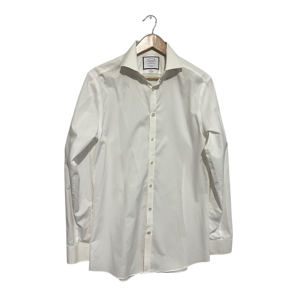 Charles Tyrwhitt White Men's Dress Shirt